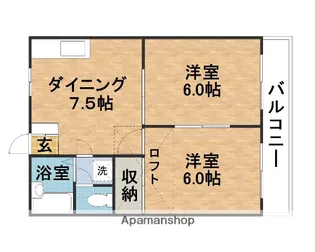 リヴェール有馬.【2階】の間取り