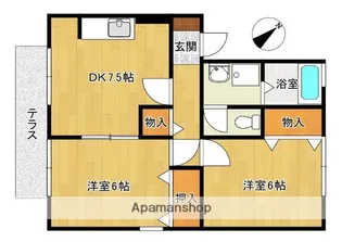 アネックスコート【1階】の間取り