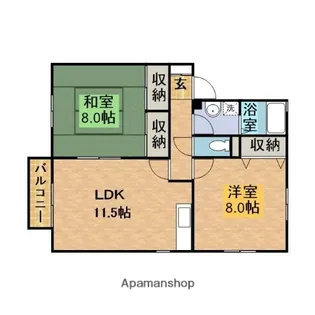 FOREVERHILLⅤ【1階】の間取り