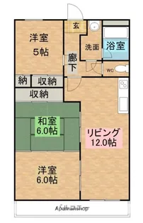 メリヤス岡場【2階】の間取り