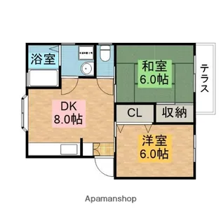 アーバン藤原台【1階】の間取り