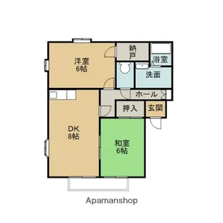 N弐番館【1階】の間取り
