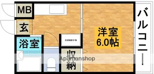 ボヌール・ヤマキ【1階】の間取り