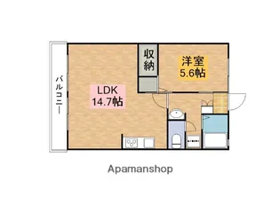 フレグランス鹿の子台南Ⅱ【1階】の間取り