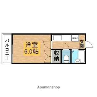 メゾンフォレスタ【1階】の間取り