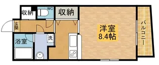 クラスト30【202号室】の間取り