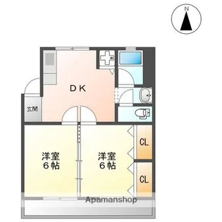 ハイツ芝【2階】の間取り