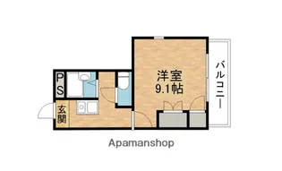 カーサフォレスタ【1階】の間取り