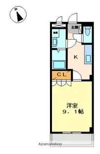 メゾン ソレイユ【2階】の間取り