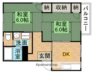 メゾンラフォーレ【1階】の間取り