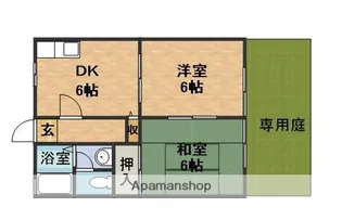 N壱番館【1階】の間取り