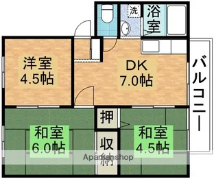 グリーンハイツ【1階】の間取り
