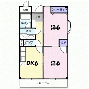 ウォームリブ【2階】の間取り