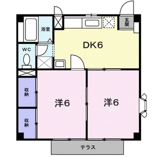 セリエコート【1階】の間取り
