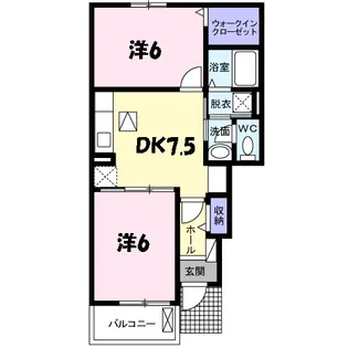 チェルシー【1階】の間取り