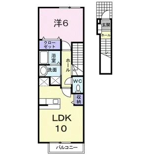 エンプレイス【2階】の間取り
