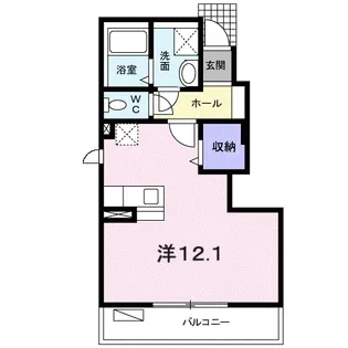 サニーヒル藤原台【1階】の間取り