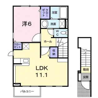 レジデンス有馬【2階】の間取り