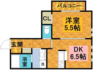 J・グランデ・神戸谷上【2階】の間取り