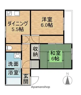 ERCITYC’S F東大池【1階】の間取り