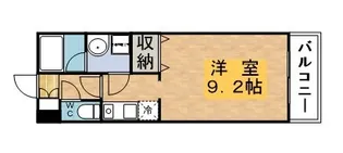 1Kの間取り画像