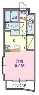 クラスト30【305号室】の間取り