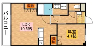 フレッシュパレス堀越【2階】の間取り