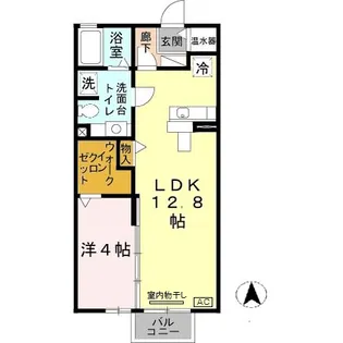 ブランミュール【2階】の間取り