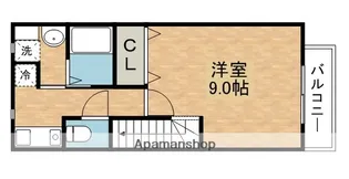 ハートフル有野【2階】の間取り