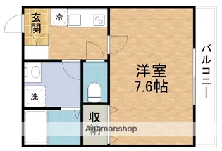 KORE・YIELD神戸北【2階】の間取り