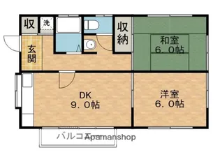 ヴィラージュコート Ⅰ【2階】の間取り