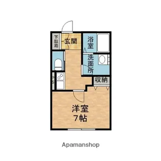 クレリア神戸【1階】の間取り