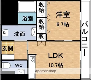 エイジングコート有馬.【2階】の間取り