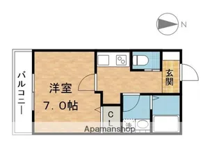 プルミエール神戸【3階】の間取り