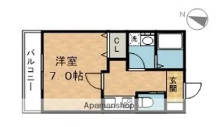 プルミエール神戸【3階】の間取り