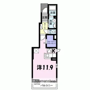 ソレイユ【1階】の間取り