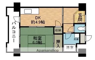 花山東26号棟【11階】の間取り