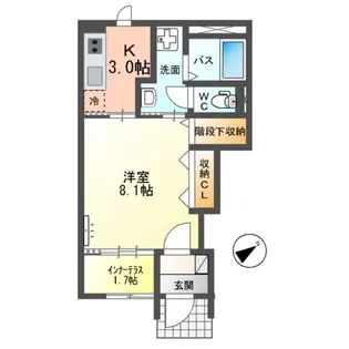 Berg4.5【1階】の間取り