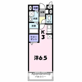 シャトレ・カラト【1階】の間取り