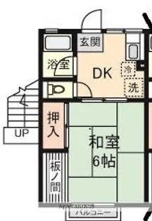アリマハイツ【1階】の間取り