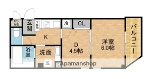 ザ・スカイレジデンス【3階】の間取り