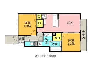 ボヌールメゾン【1階】の間取り
