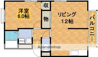 エステートピア藤原台【2階】の間取り