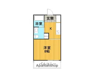 アンソレイユ【2階】の間取り