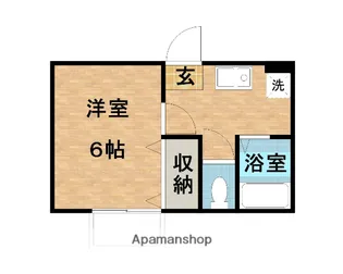 シェーンハイムオカバ【2階】の間取り