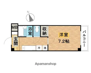 コラールⅠ番館【2階】の間取り