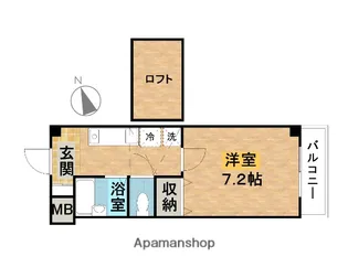 コラール1番館【2階】の間取り