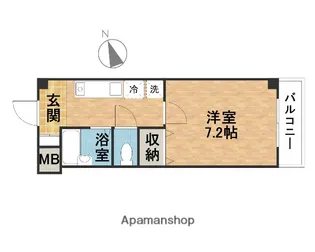 コラールⅠ番館【2階】の間取り