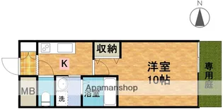 スマイルⅡ番館【1階】の間取り
