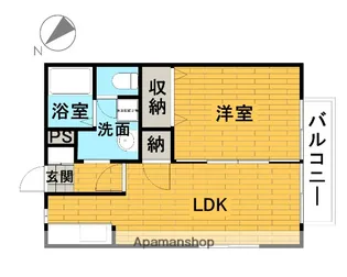 シャーメゾン藤原台【2階】の間取り